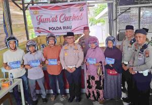 Jumat Curhat Polda Riau Tampung Uneg-uneg Warga Bina Widya